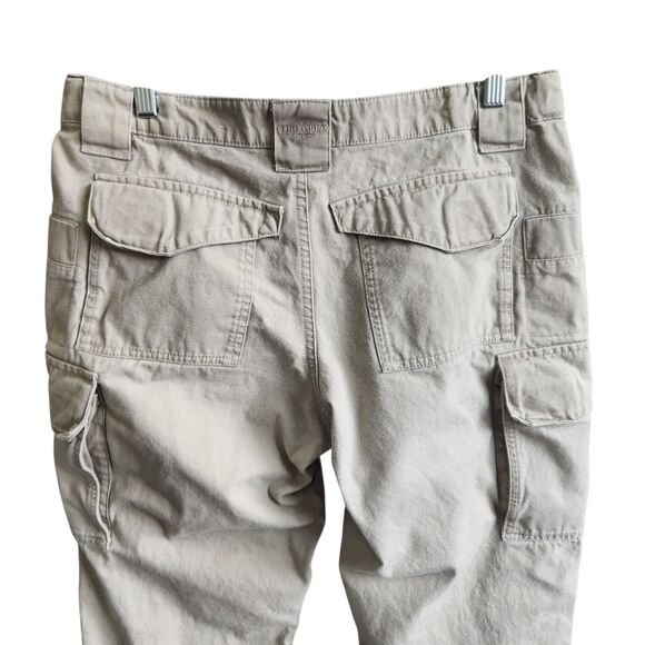 True Spec Tactical Pants-Womens-8-Tan-Adjustable Waist-Knee Detail-Durable-Gorp - Picture 6 of 15
